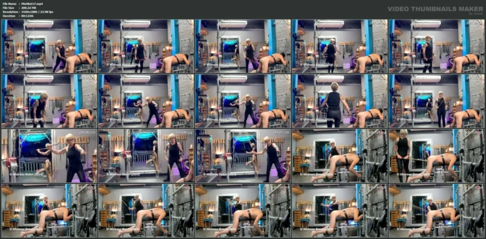 Judicial Strapping & Caning - MISTRESS BATON / STRAFKAMER - MP4