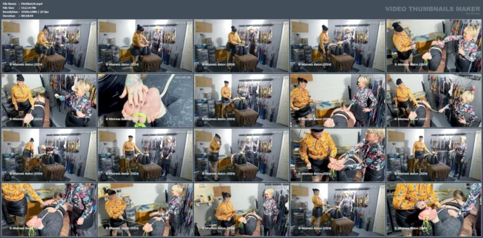 Nichole's Foot Destruction - MISTRESS BATON / STRAFKAMER - MP4