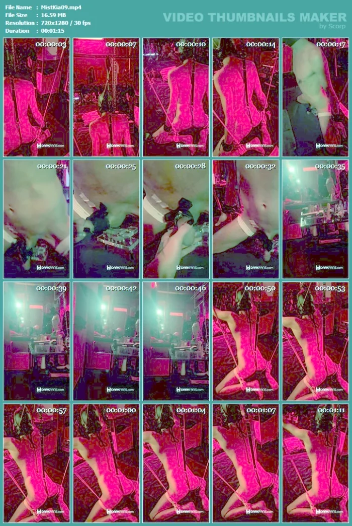 Bondage Combined With Some CBT - MISTRESS KIANA - MP4
