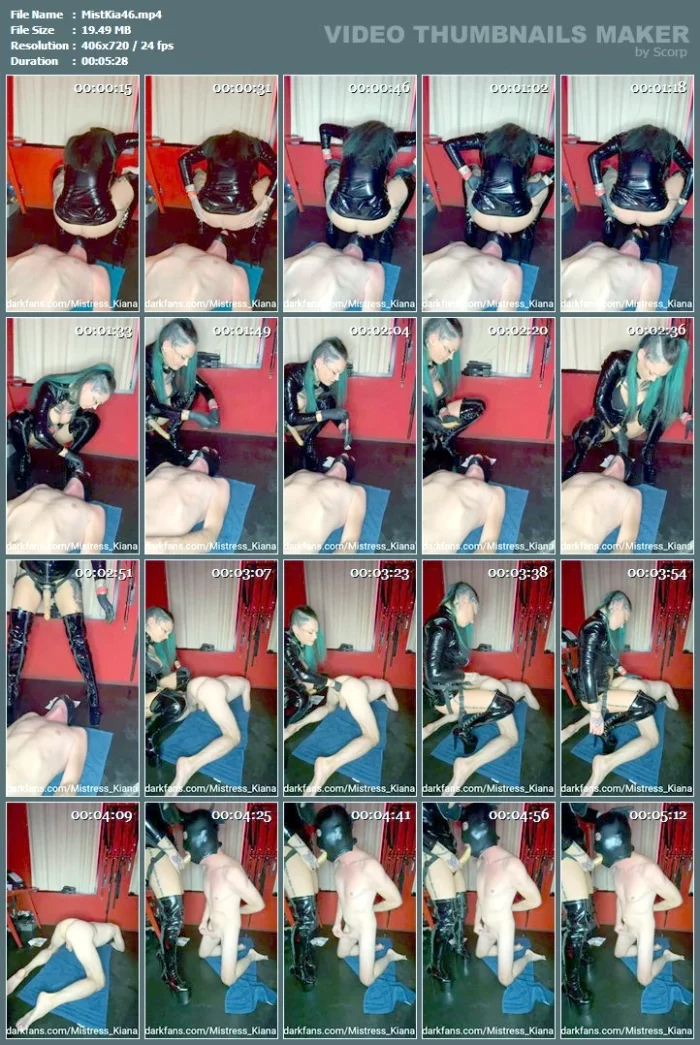 Toilet Slavery.Ts - MISTRESS KIANA - MP4