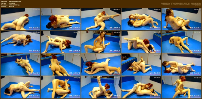 Eva Ray Vs Ivy Rain Sexfight - Start Of The Rivalry - MR RAINS SEXY WRESTLING - MP4