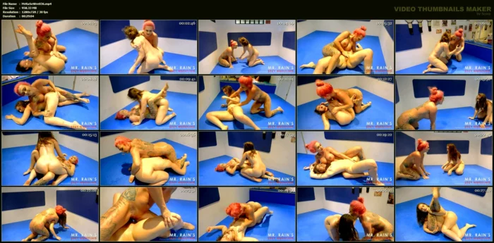 Roxi Keogh Vs Tamsin Riley Sexfight - MR RAINS SEXY WRESTLING - MP4