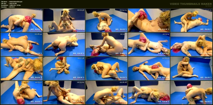 Madame Vanquish Vs Rosie Sexfight - MR RAINS SEXY WRESTLING - MP4