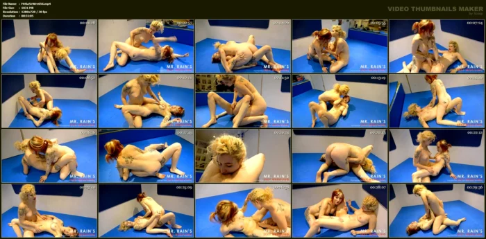 Eva Ray Vs Rosie Sexfight Rematch - MR RAINS SEXY WRESTLING - MP4