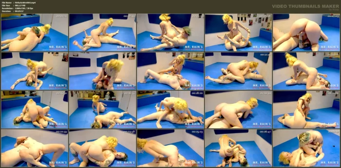 Madame Vanquish Vs Sunflower Sexfight - MR RAINS SEXY WRESTLING - MP4