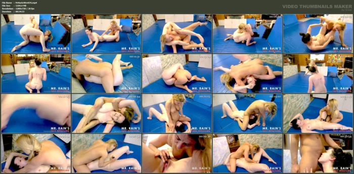Ivy Rain Vs Princess Nikki Competitive Wrestling W Humiliation - MR RAINS SEXY WRESTLING - MP4