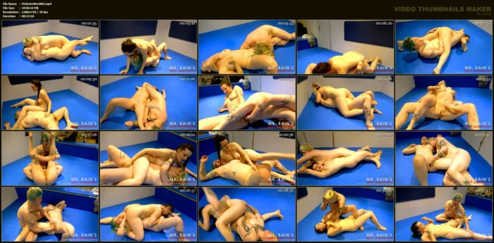 Ivy Rain Vs Madame Vanquish Sexfight 3 - MR RAINS SEXY WRESTLING - MP4
