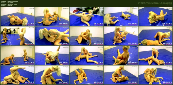 April Paisley Vs Louise Lee Sexfight - MR RAINS SEXY WRESTLING - MP4