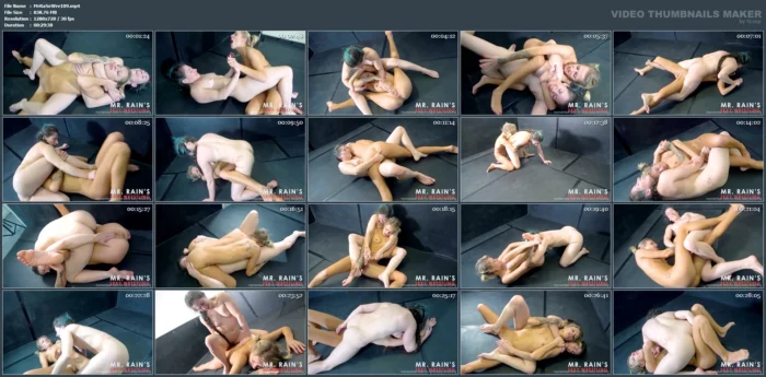 April Paisley Vs Rapunzel Sexfight - MR RAINS SEXY WRESTLING - MP4