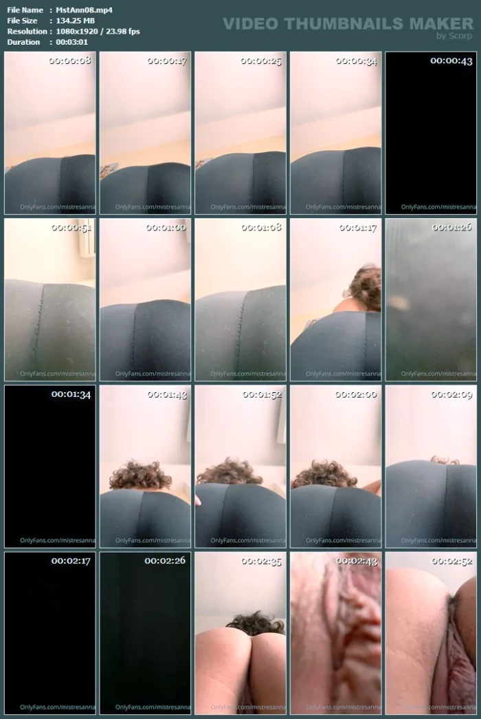 This Is How I Love To Watch Tv, Sitting On Your Face And Farting In Your Nose! - MISTRESS ANNA - MP4