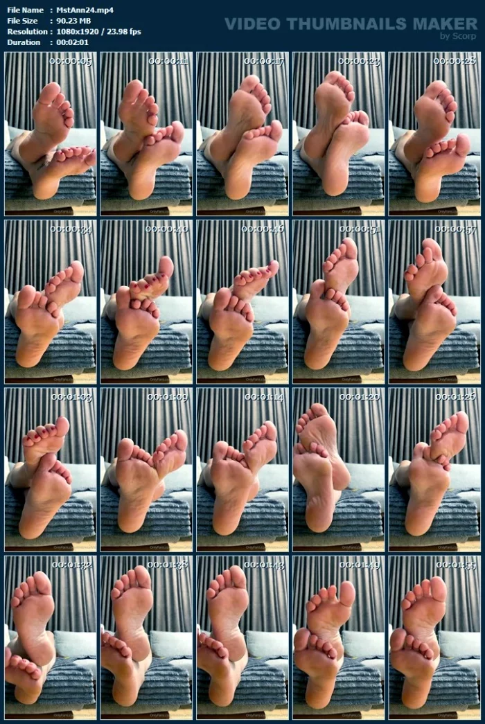 Good Night! Worship My Feet -POV Video Send A Tip If You Cum While Watching It! - MISTRESS ANNA - MP4