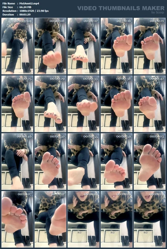Dirty Feet - MISTRESS ANNA - MP4