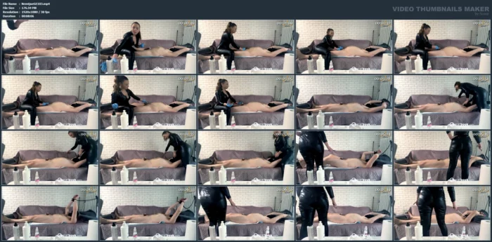 You'll Be Locked Up For A Month - NEMEZIS QUEEN - MP4
