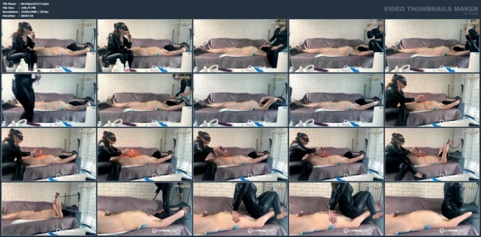 Hot BDSM Femdom Session - NEMEZIS QUEEN - MP4