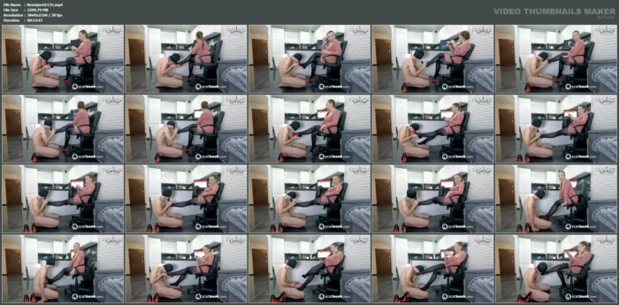 Smell And Lick My Feet - NEMEZIS QUEEN - MP4
