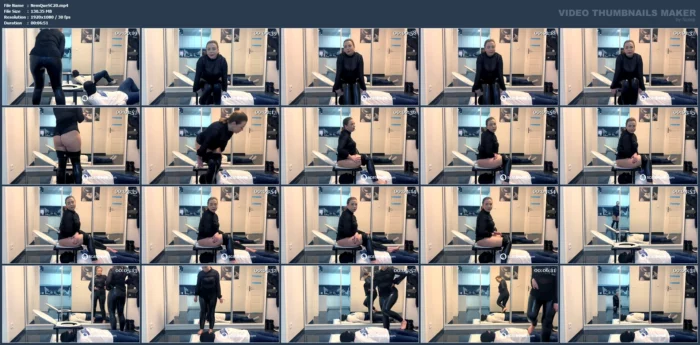 First Golden Shower - NEMEZIS QUEEN - MP4