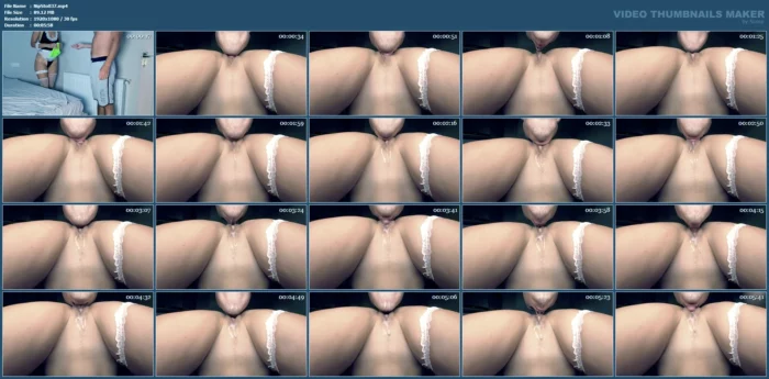 Maid Gets Very Wet Cunnilingus - NIPPLE STOCK - MP4