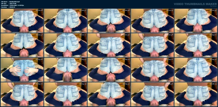 Facesitting In Jean Shorts - NOSENUZZLER - MP4