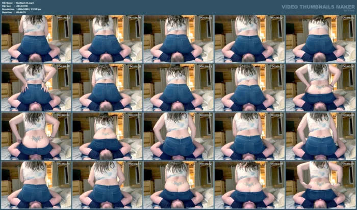 Playing Another Game Of 'Guess What I Ate' Tonight In Tight Jeggings - NOSENUZZLER - MP4
