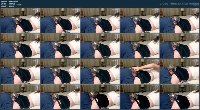 Trial Run Of My New Smother Harness - With Farting - NOSENUZZLER - MP4