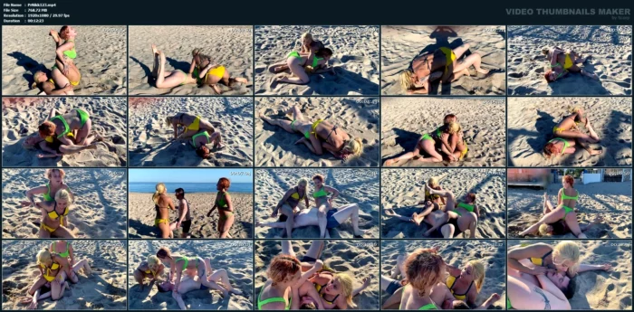 Conflict On The Beach - PRINCESS NIKKI CRUEL - MP4
