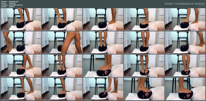 Walking And Stomping On My Slave's Useless Head Part 2 - PRINCESS ENOLA - MP4