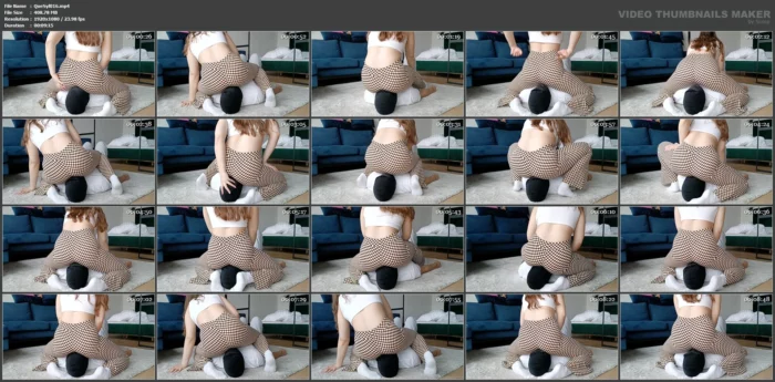Face Fart Paradise In Tight Checkered Pants - QUEEN SYLVIA - MP4