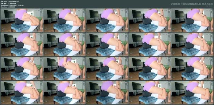 I Love To Put My Full Weight On My Slave And Just Blast Him With My Stinky Farts - QUEEN SYLVIA - MP4