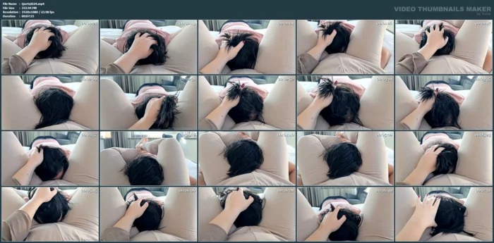 Stuck Between My Legs And Has To Smell All Of My Disgusting Farts - QUEEN SYLVIA - MP4