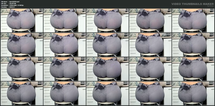 Sitting At My Computer, Working And Just Farting For You - QUEEN SYLVIA - MP4