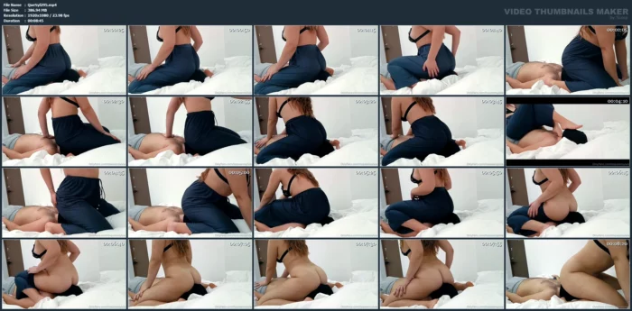 Smothering My Slave's Face And Making Him Kiss My Feet - QUEEN SYLVIA - MP4