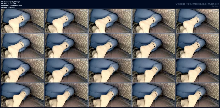 Sniffing My White Socks And Breathing In My Smelly, Warm Farts - QUEEN SYLVIA - MP4