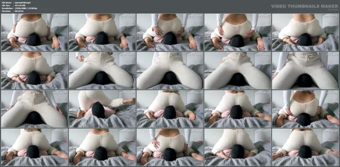 Really Warm And Stinky Face Farts In Fluffy Pants - QUEEN SYLVIA - MP4
