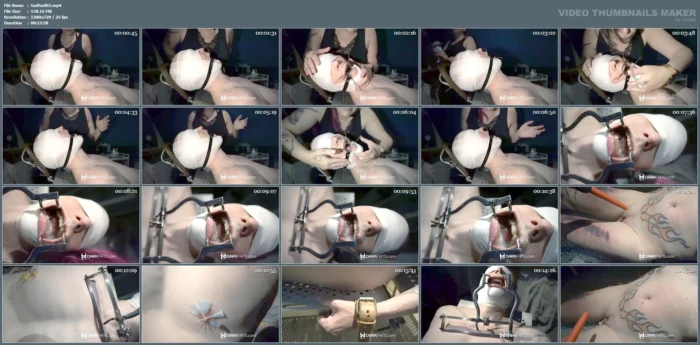 A Harsh Medfet Movie Filled With Spit, Snot, Pleghm, Needles And Electro - SADIC SADIE - MP4