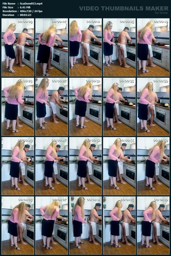 Checking On A Naked Cook - SCATDOMINA / MISTRESS JESSICA / DOMINA SCHWEIZ - MP4