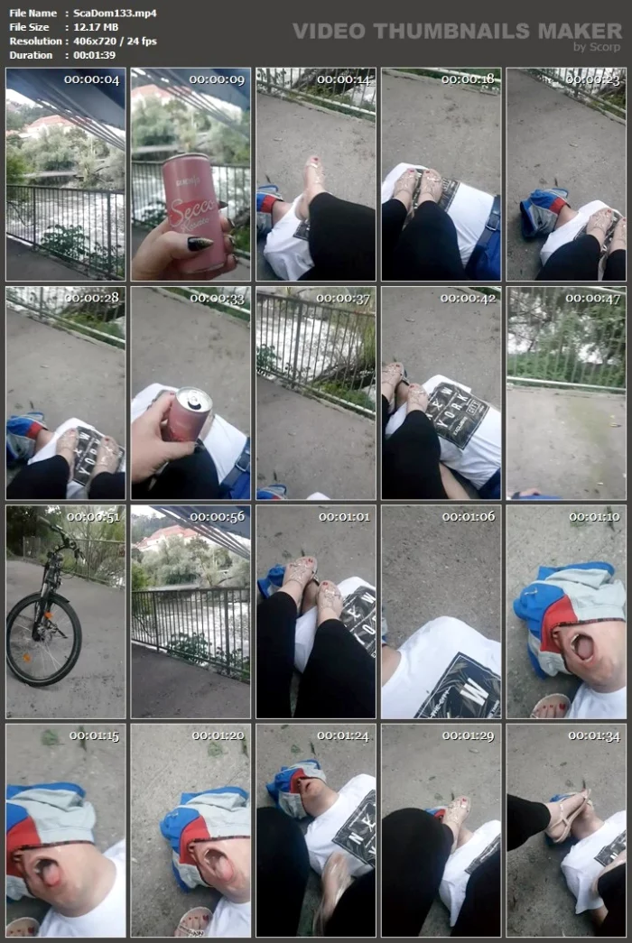 Humiliation Outdoor - SCATDOMINA / MISTRESS JESSICA / DOMINA SCHWEIZ - MP4