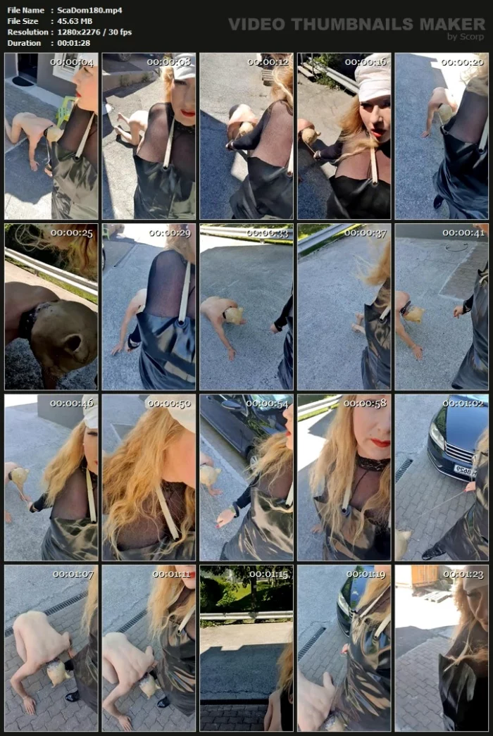 My Human Pig Outdoor - SCATDOMINA / MISTRESS JESSICA / DOMINA SCHWEIZ - MP4