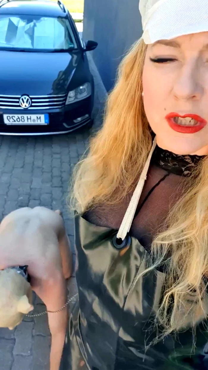 My Human Pig Outdoor - SCATDOMINA / MISTRESS JESSICA / DOMINA SCHWEIZ - MP4