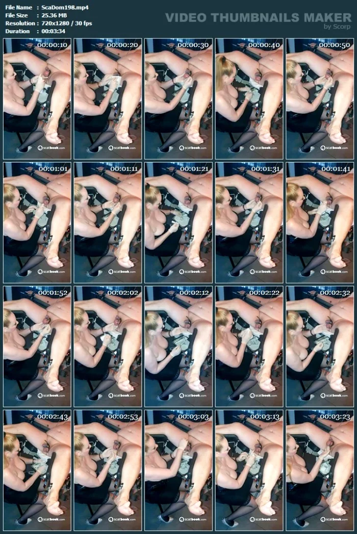 Needles In Scrotum - SCATDOMINA / MISTRESS JESSICA / DOMINA SCHWEIZ - MP4
