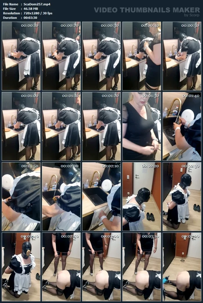 Sissy 'Pussy-Face' Is Washing Up For Me - SCATDOMINA / MISTRESS JESSICA / DOMINA SCHWEIZ - MP4