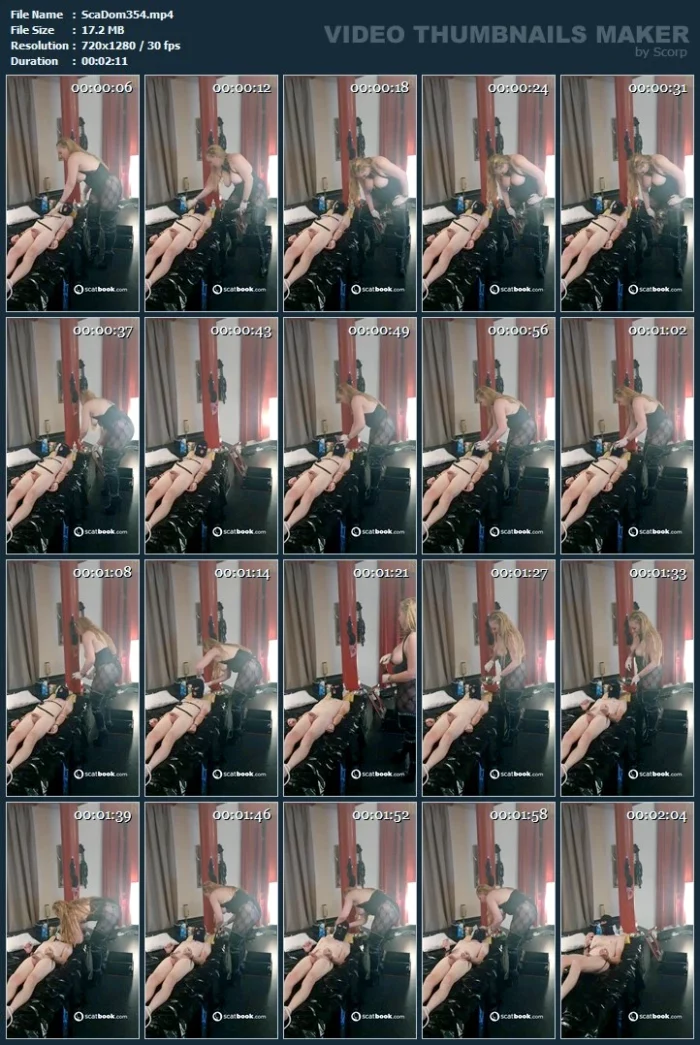 Slave Tasted My Piss From The Funnel & From The Mouth Gag - SCATDOMINA / MISTRESS JESSICA / DOMINA SCHWEIZ - MP4