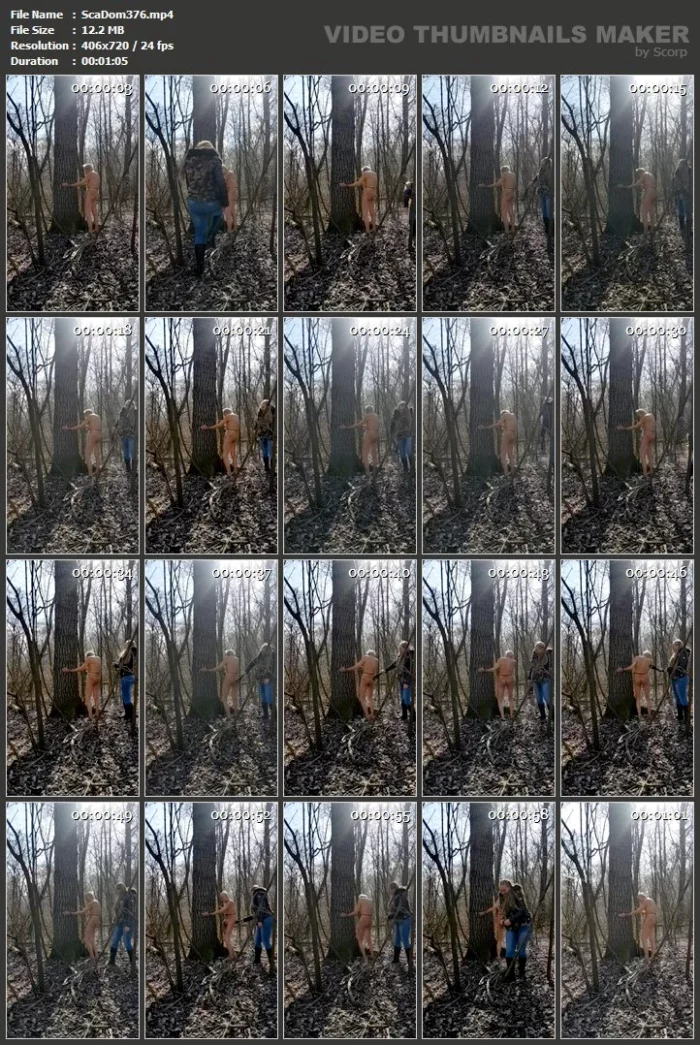Spanking In The Woods - SCATDOMINA / MISTRESS JESSICA / DOMINA SCHWEIZ - MP4