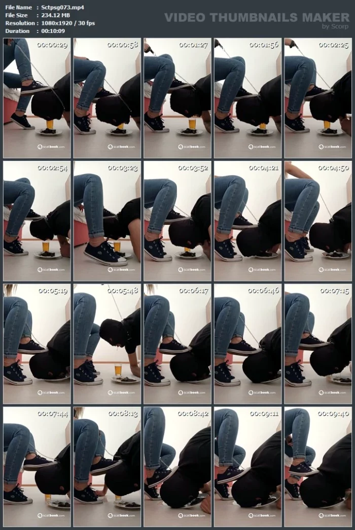 College Young Girl Melisa & Toilet Slave - SCTPSG06 - MP4