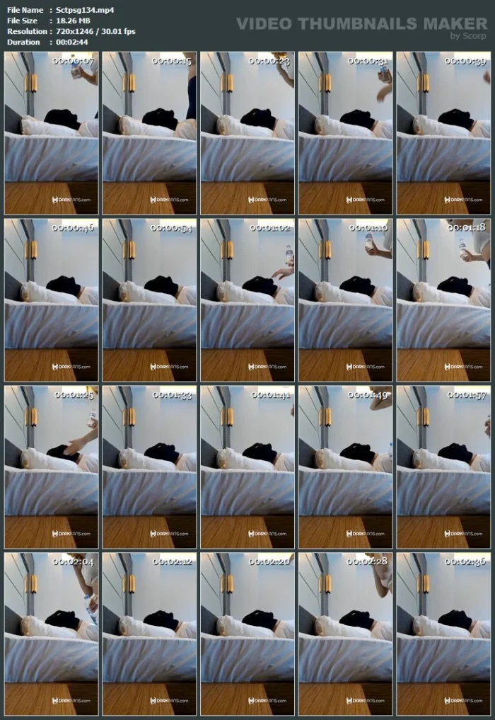 Swallowing Saliva And Mouthwash - SCTPSG06 - MP4