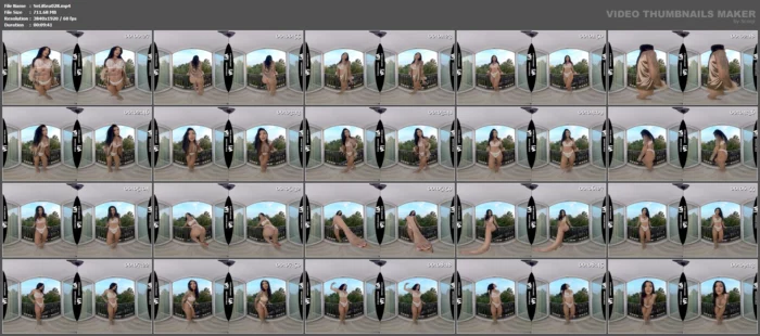 Vr Vids - Sensuous Heights Mistress Kennya's Balcony Cuckolding - SEXLIKEREAL - MP4