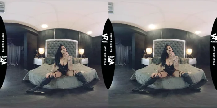 Vr Vids - Mistress Kennya - Addicted And Horny For My Smoke, Body & Voice; Incredibly Hot Domme Solo Tease - SEXLIKEREAL - MP4