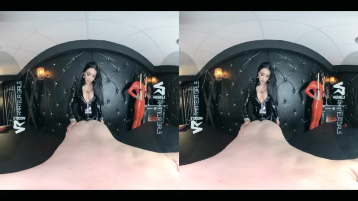 Vr Vids - Mistress Kennya Fucks Her Little Servant Pa...2 - Big Tits Brunette Fucks You With A Thick Dildo - SEXLIKEREAL - MP4