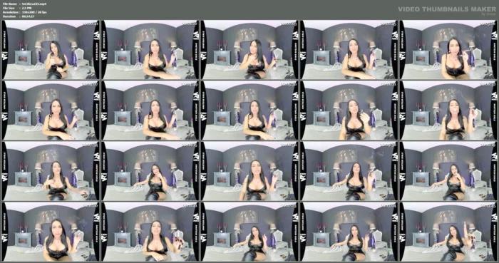 Vr Vids - Mistress Sonnya - First Debut Of Teasing & Smoking - SEXLIKEREAL - MP4