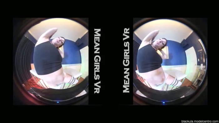Mean Girls Vr - Cybill Troy White Panties JOI - Knee Socks And Fingering - SEXLIKEREAL - MP4
