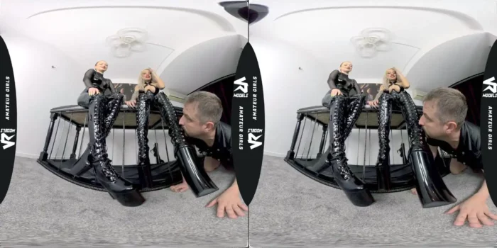 Vr Vids - Mistress Saida, Mistress Madden - Double Impact For Cock And Balls With 2 Dommes - SEXLIKEREAL - MP4